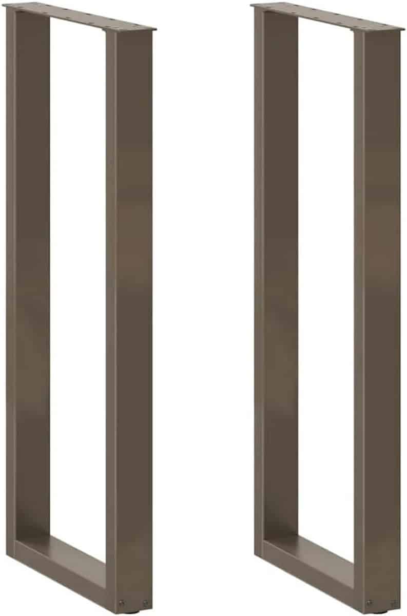 u vormige bartafel onderstel 50×110 111 cm staal