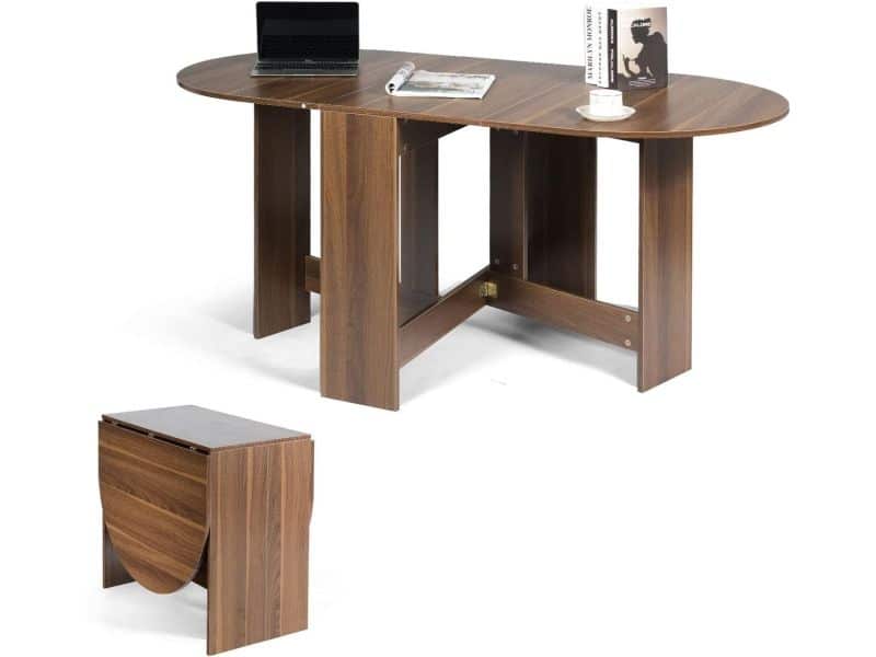 Uittrekbare ronde eettafel voor 4-7 personen - Multifunctionele klaptafel met