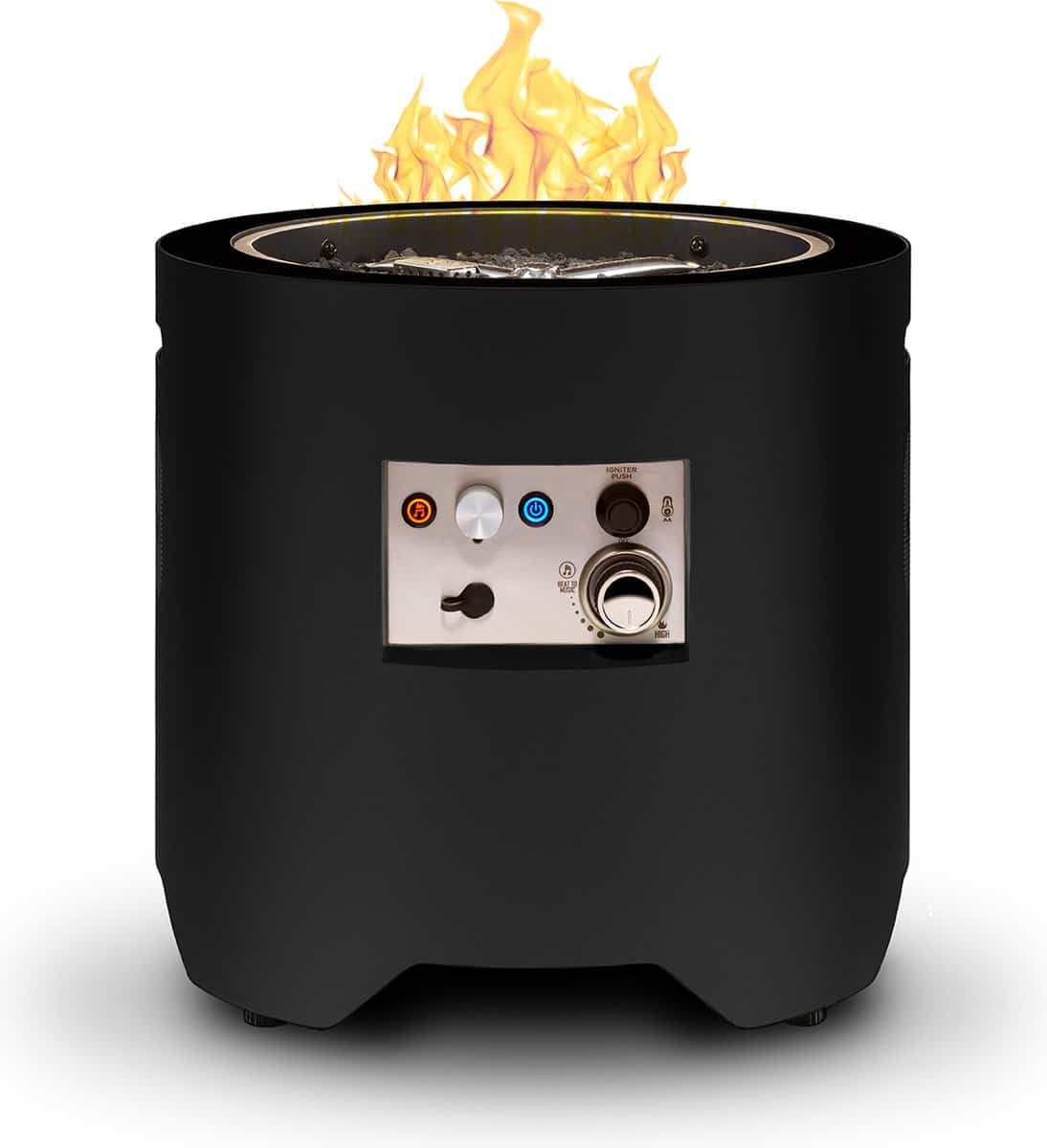 ukiah voyager tuinhaard met bluetooth speaker draagbare terrashaard met