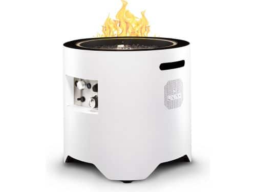 Ukiah Voyager Wit Tuinhaard - Draagbare Terrashaard met Muziekfunctie