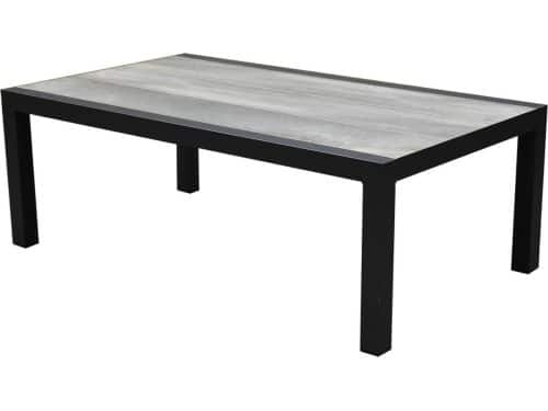 Vegas verstelbare stoel bank loungeset 4-delig antraciet aluminium