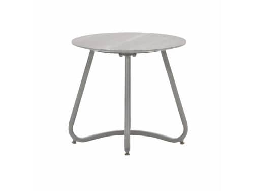 Vento bijzettafel - Ø45xH41 cm - taupe - Centostone Napoli
