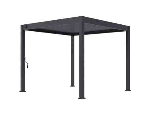 Venus Comfort overkapping - 300x300 cm - antraciet