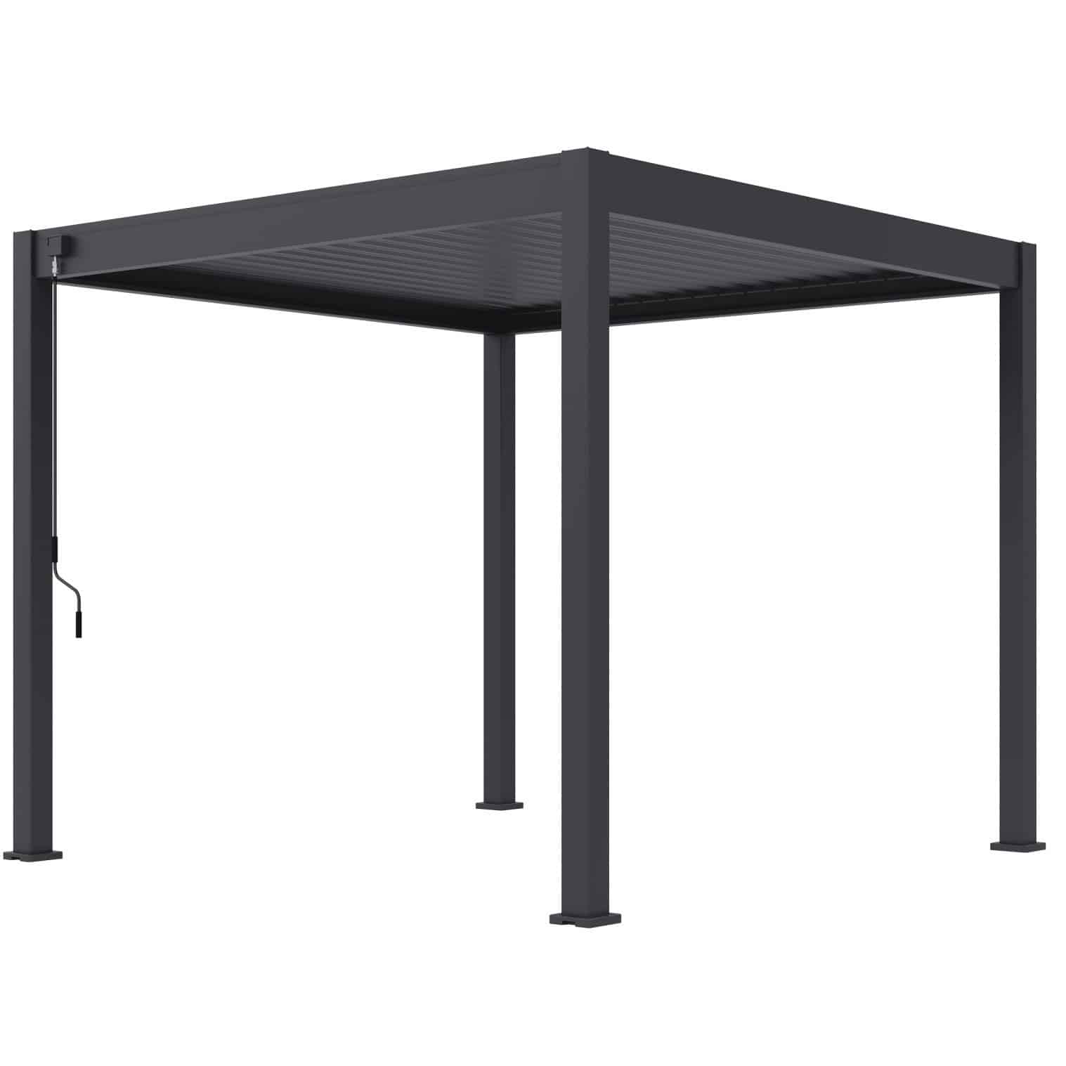 venus comfort overkapping 300×300 cm antraciet