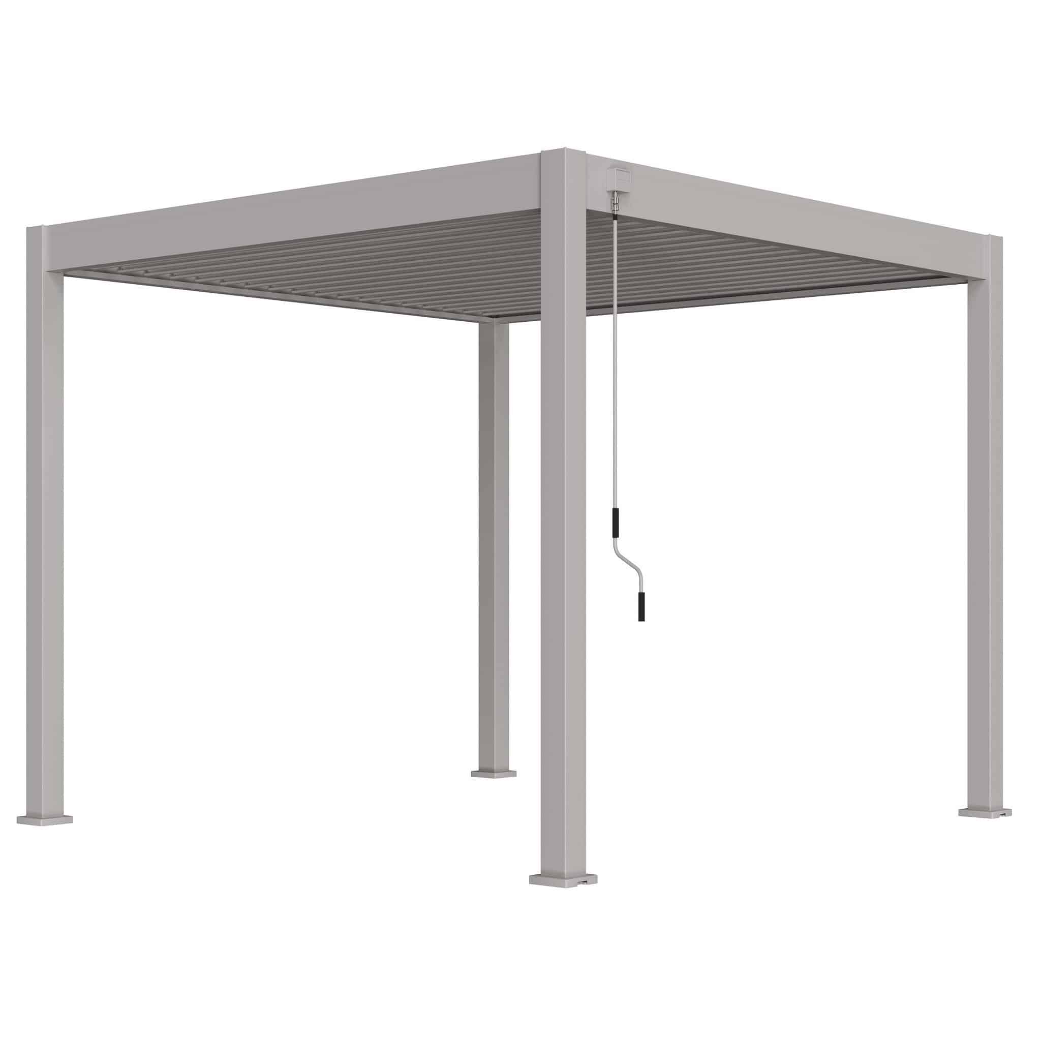 venus comfort overkapping 300×300 cm camel sand