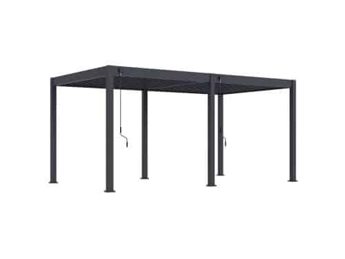 Venus Comfort overkapping - 300x530 cm - antraciet