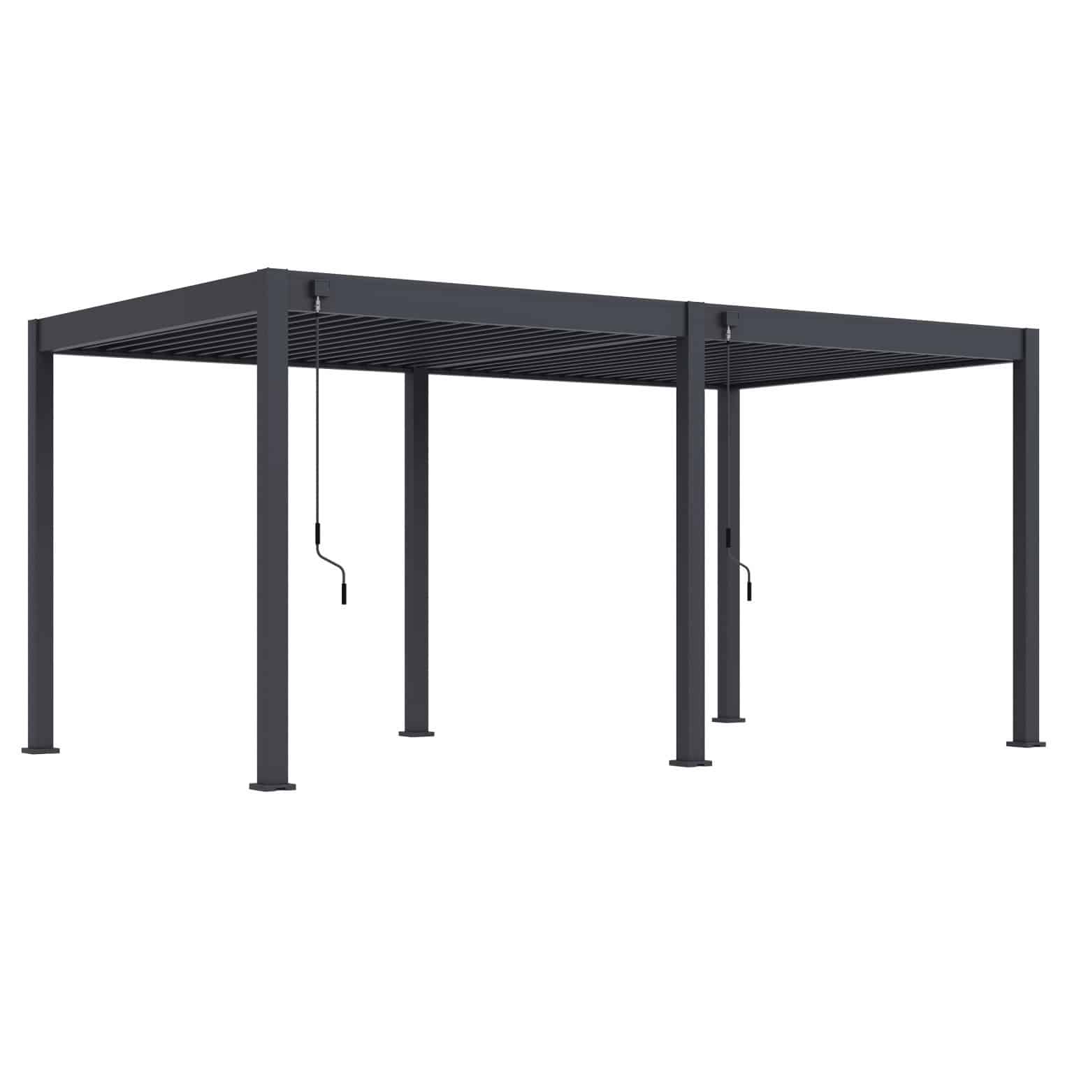 venus comfort overkapping 300×530 cm antraciet