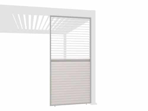 Venus verstelbare Lamellen zijpaneel 113 cm camel sand