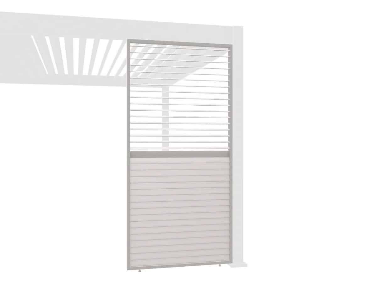 venus verstelbare lamellen zijpaneel 90cm camel sand