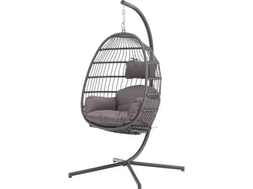 Verona hangstoel aluminium met standaard