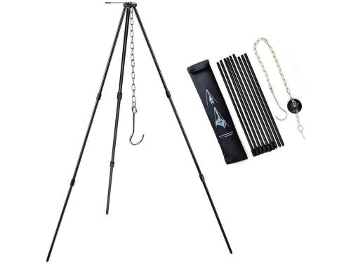 Verstelbaar Kampvuur Kookstatief voor Koken, Drogen van Kleding