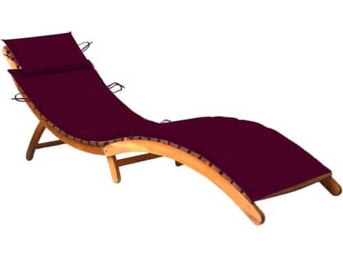 Verstelbaar Ligbed van Massief Hout met Comfortabel Zitkussen