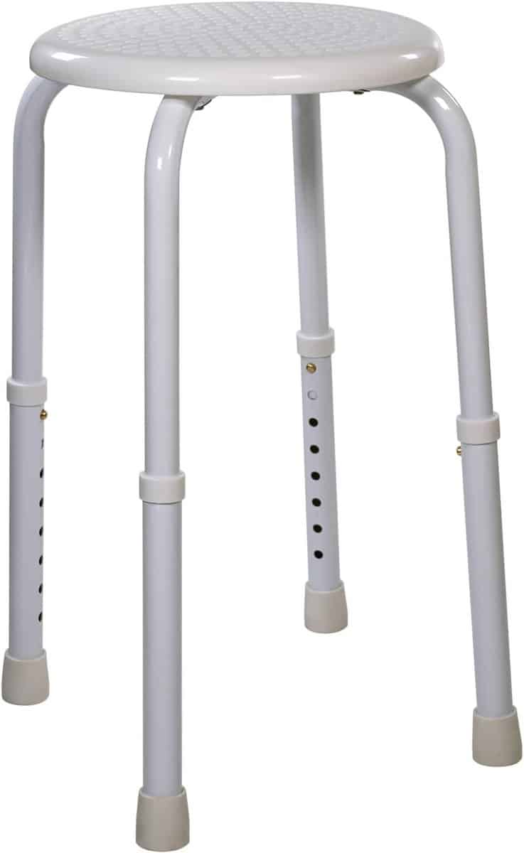 verstelbare douchekruk kruk badkamer kruk hoge barkruk antislip lichtgewicht