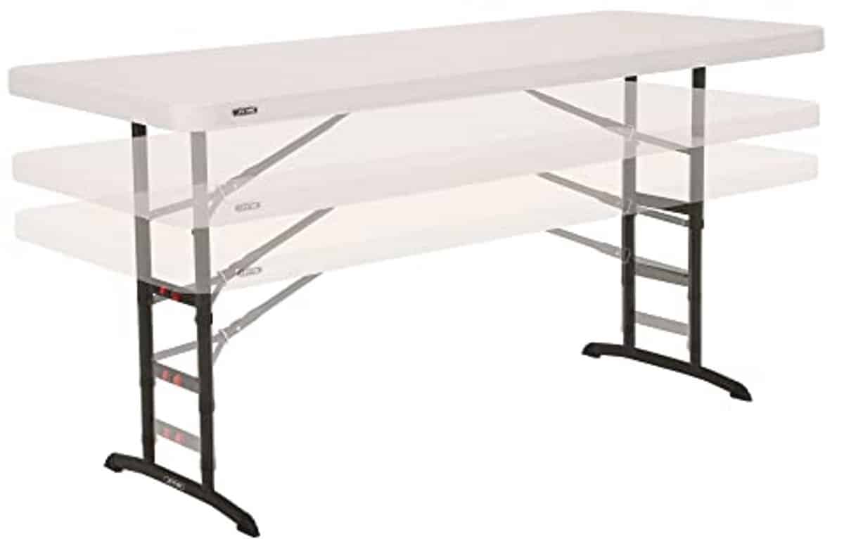 verstelbare hoogte klaptafel 1,83 m commerciële tafel voor diverse