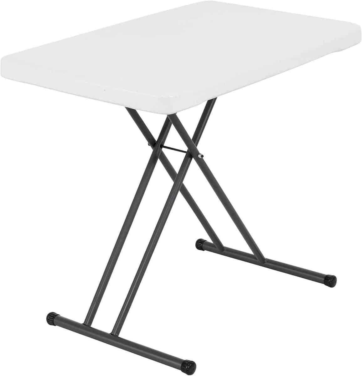 verstelbare klaptafel hoogte 86 cm robuust wit graniet tafelblad