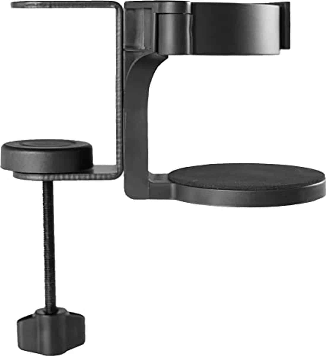 verstelbare klem on drankhouder voor bureau en bed vermijd morsen