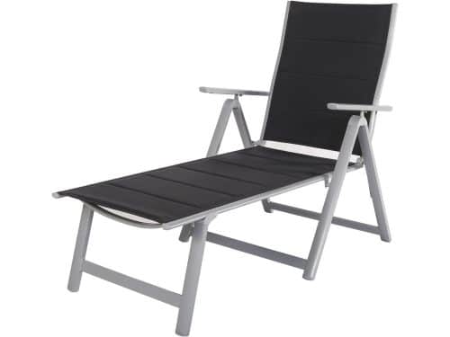Verstelbare Ligbed Tuin met 5 standen - Opvouwbare Lounger Textilene