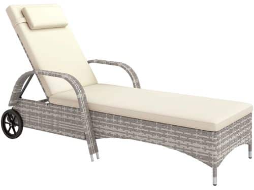 Verstelbare Ligstoel - Ligbed - Tuinstoel - Loungebed - Relaxstoel