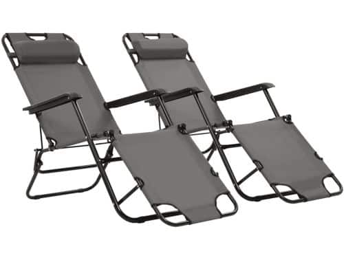 Verstelbare Ligstoel - Ligbed - Tuinstoel - Loungestoel - Balkonstoel