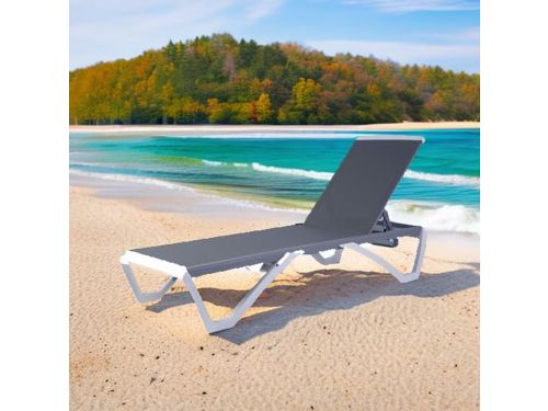 Verstelbare Lounge Stoel met Aluminium Frame en Polypropyleen Poten