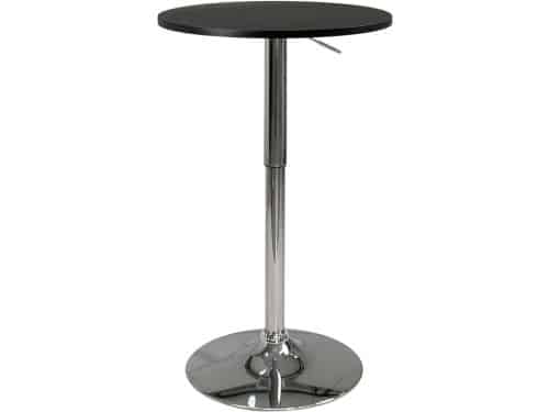 Verstelbare ronde bartafel 60 cm Hoogte verstelbaar