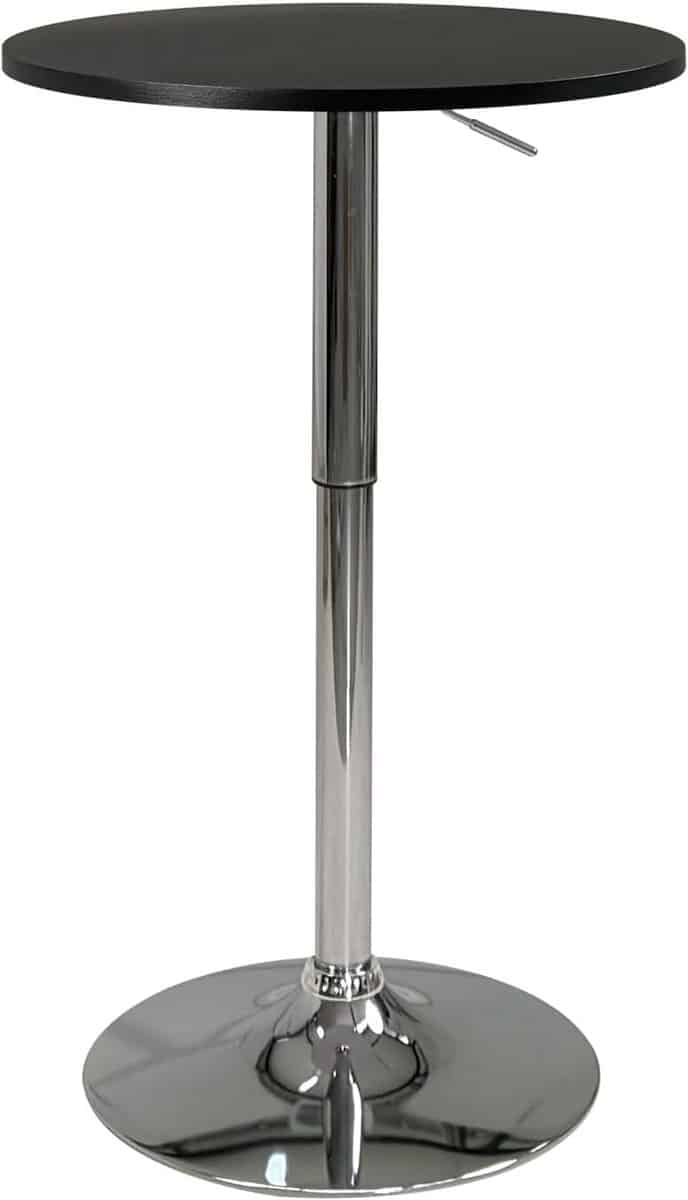 verstelbare ronde bartafel 60 cm hoogte verstelbaar