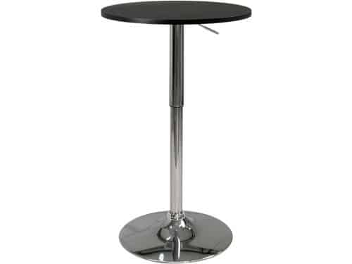 Verstelbare ronde bartafel 60 cm Hoogte verstelbaar