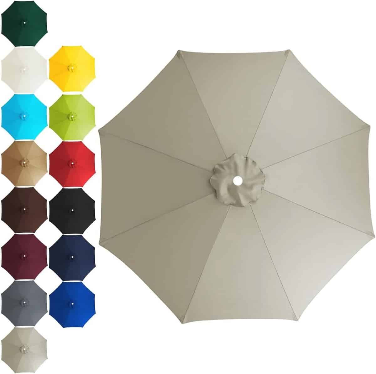 vervangbare parasolhoes voor 2 tot 3 meter parasols