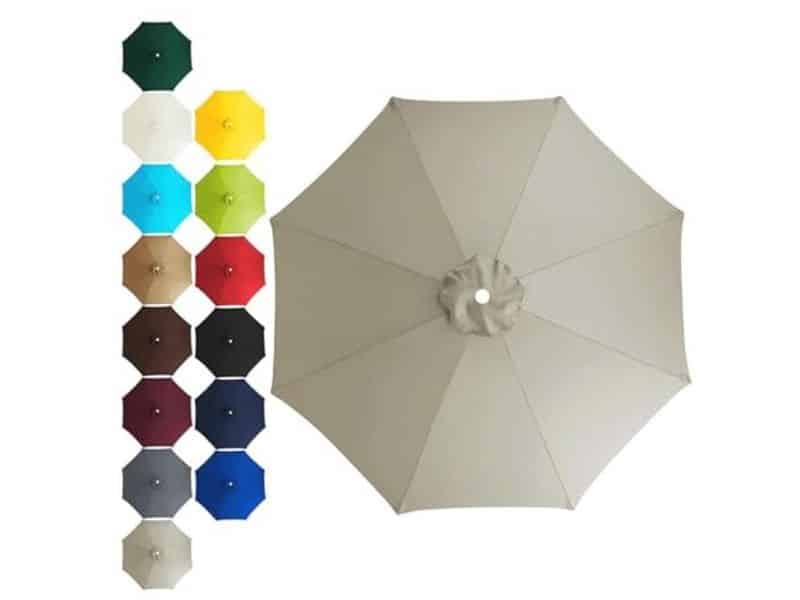 Vervangbare parasolhoes voor 2 tot 3 meter parasols