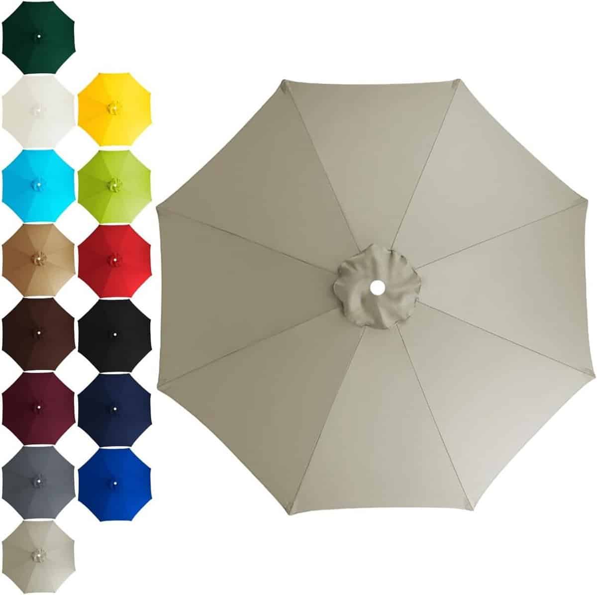 vervangbare parasolhoes voor 2 tot 3 meter parasols