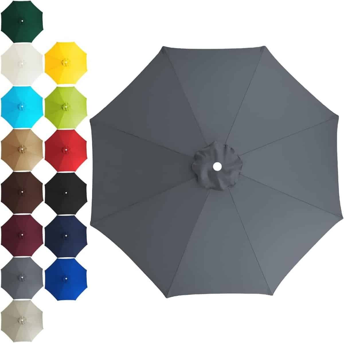 vervangbare parasolhoes voor 2 tot 3 meter uv 50+