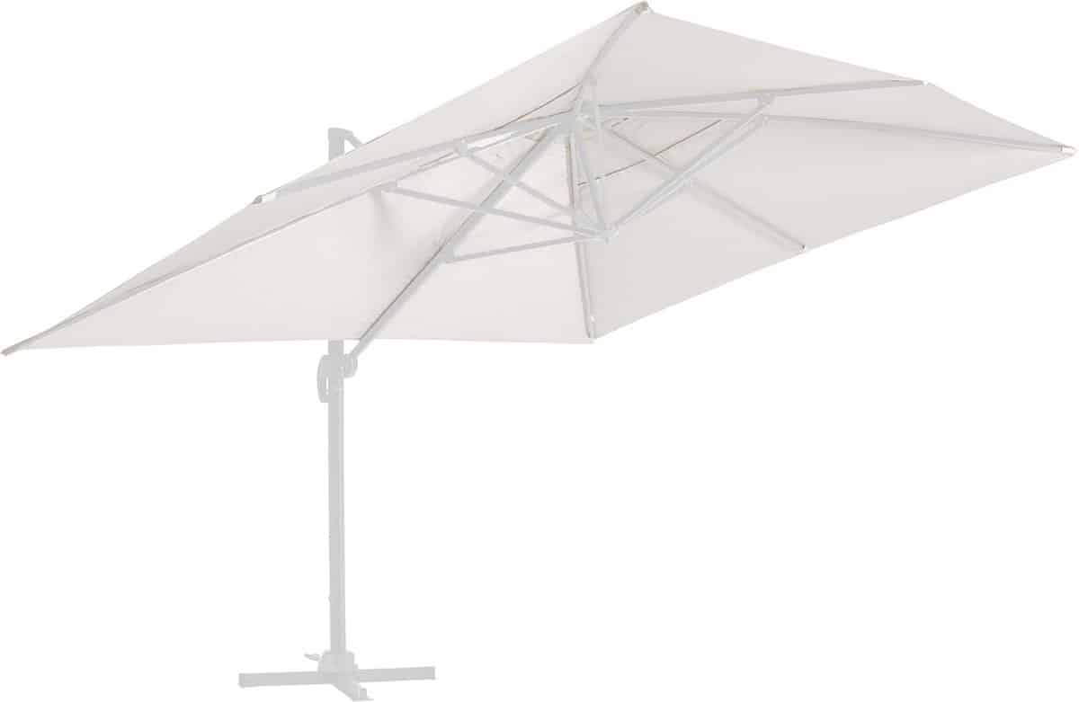 vervangend canvas voor zweefparasol 4 x 3 m ecru uv bestendig