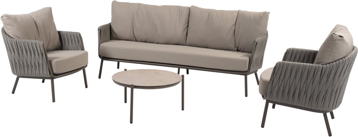 vic cannes stoel bank loungeset 4 delig organic terre taste