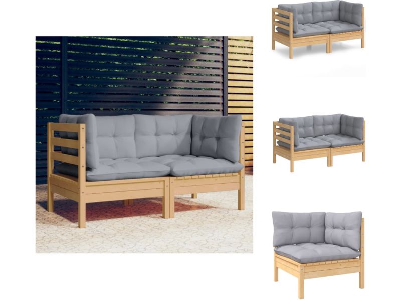 vidaXL 2-zitsbank - 2-zitsbanken - Tweezitsbank - Tweezitsbanken - Tuinbank