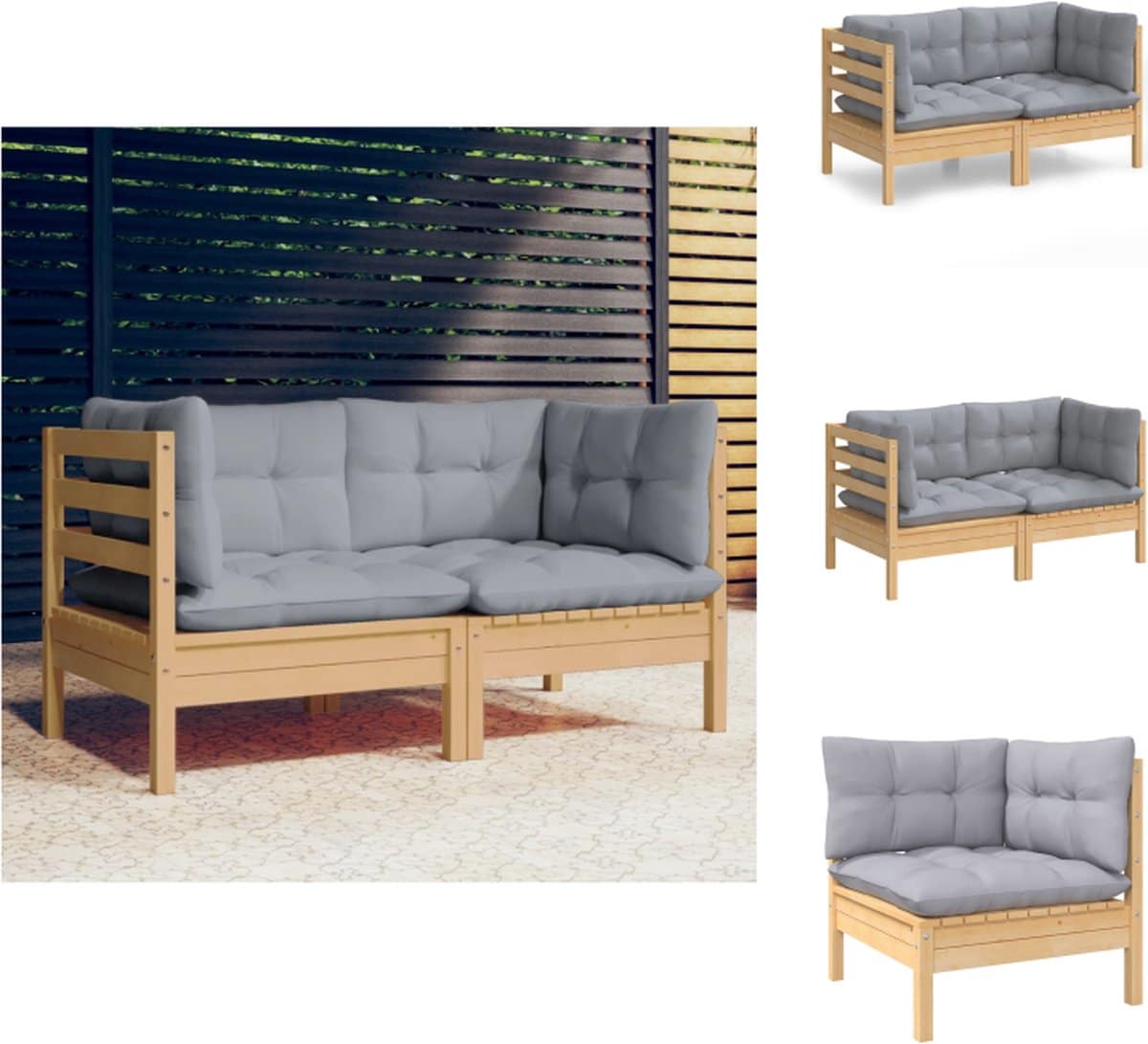 vidaxl 2 zitsbank 2 zitsbanken tweezitsbank tweezitsbanken tuinbank