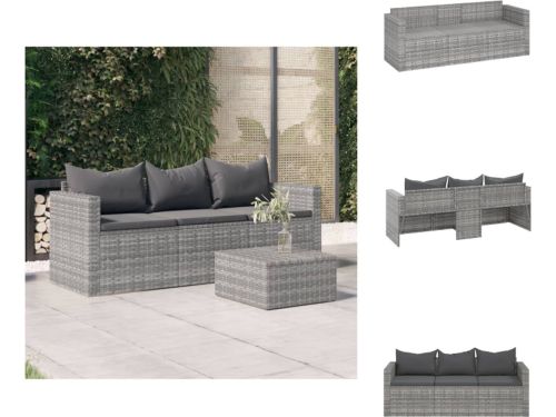 vidaXL 3-zits Tuinbank - 3-zits Tuinbanken - Bank - Tuinmeubilair