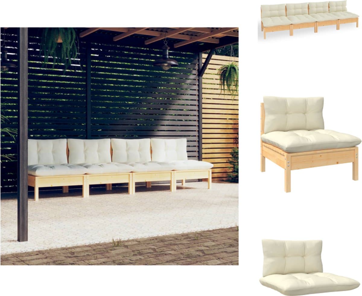 vidaxl 4 zitsbank 4 zitsbanken vierzitsbank vierzitsbanken tuinbank