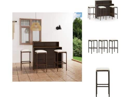 vidaXL Barset - Barsets - Tuinbarset - Tuinbarsets - 4-delige