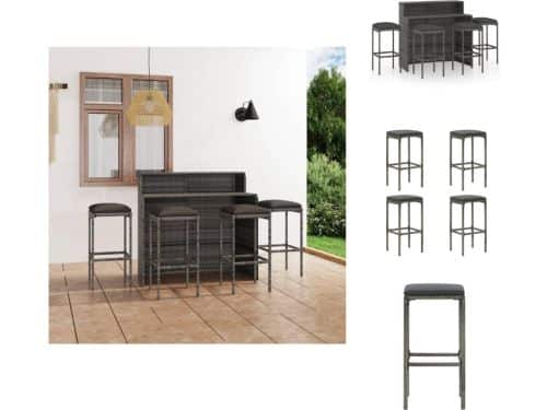 vidaXL Barset - Barsets - Tuinbarset - Tuinbarsets - 5-delige