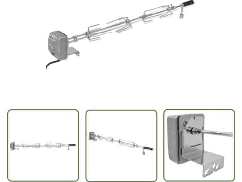 vidaXL Bbq Accessoires - Bbq Draaispit - BBQ Draaispit met