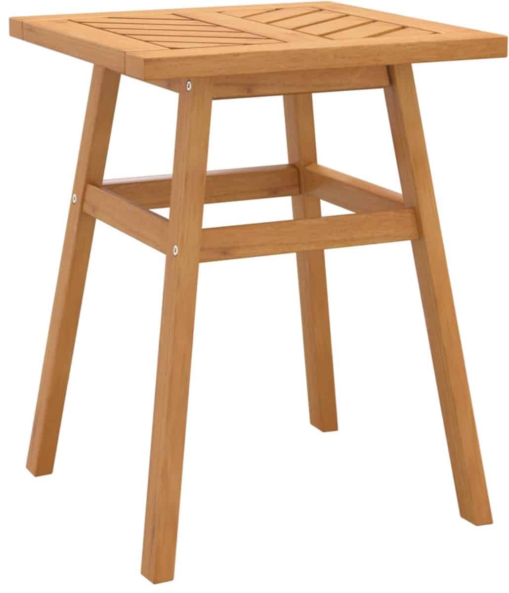 vidaxl bijzettafel 45x45x60 cm massief