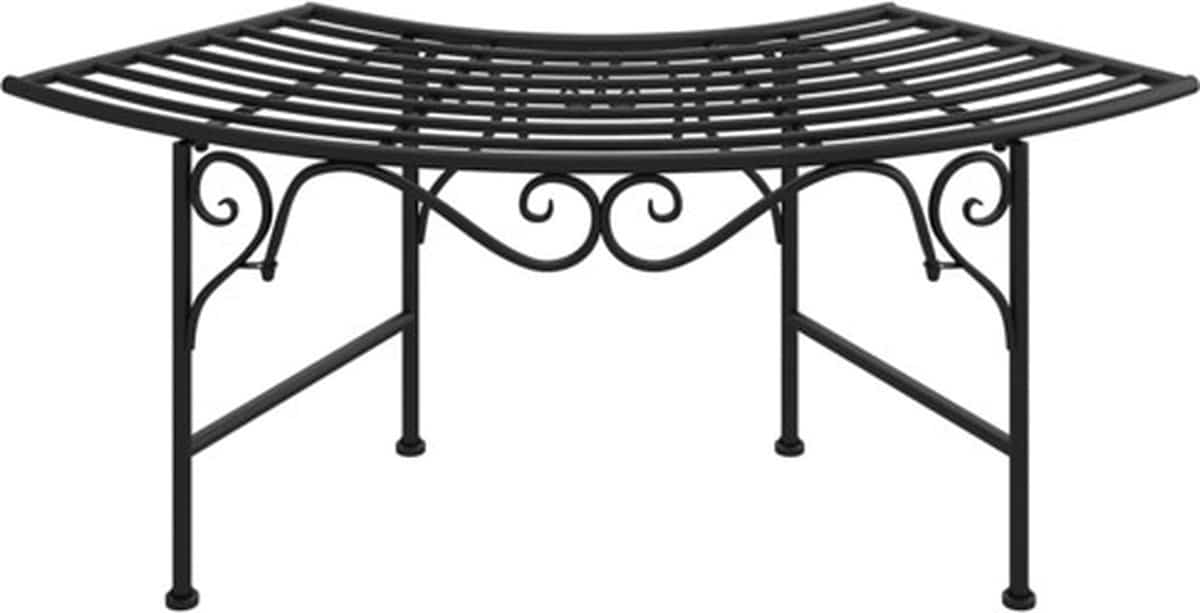 vidaxl boombank 113 cm staal