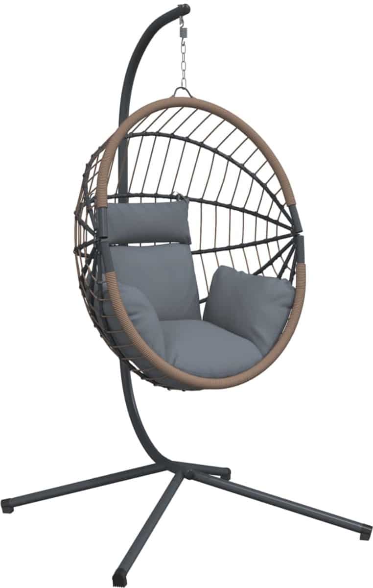 vidaxl hangstoel met standaard rattan