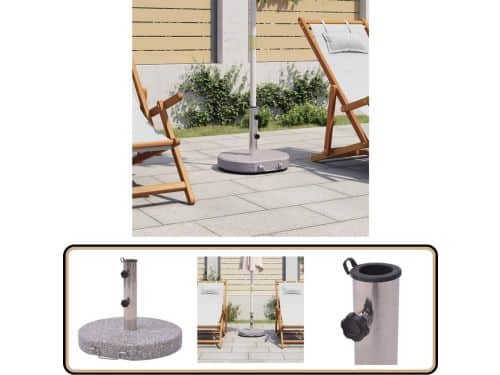 vidaXL Parasolvoet 45 cm - Stijlvol en Duurzaam Parasolvoet