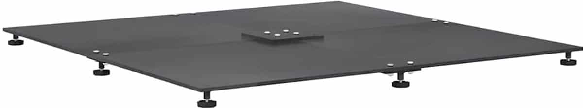 vidaxl parasolvoet donkergrijs 100 x