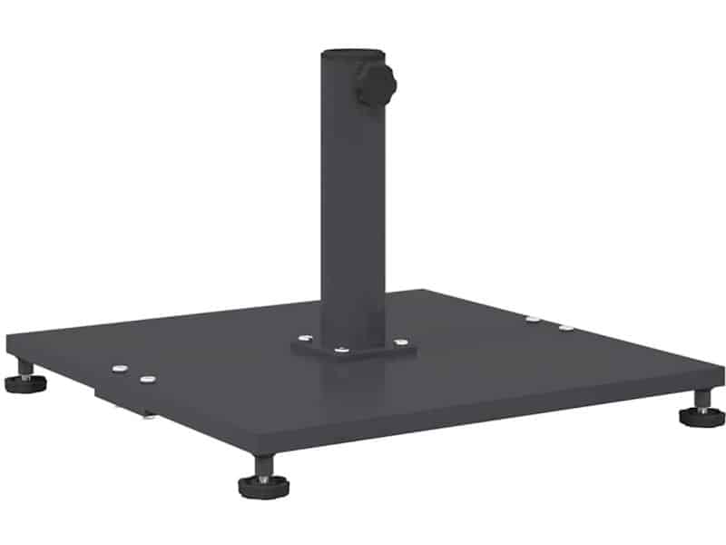 vidaXL - Parasolvoet - Donkergrijs - 45 - x