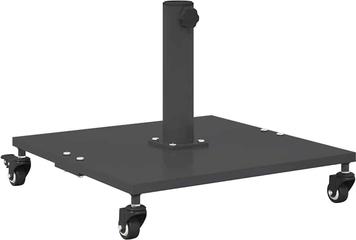 vidaxl parasolvoet donkergrijs 45 x