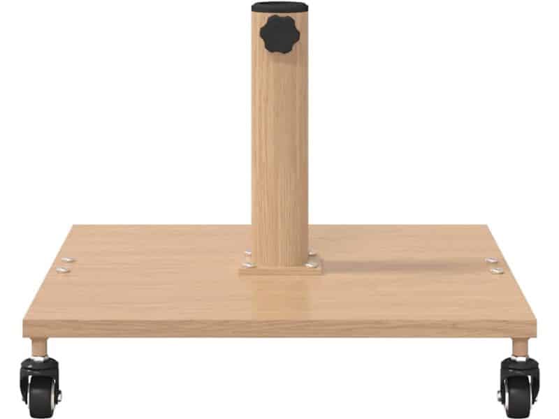 vidaXL - Parasolvoet - Licht - Hout - 45