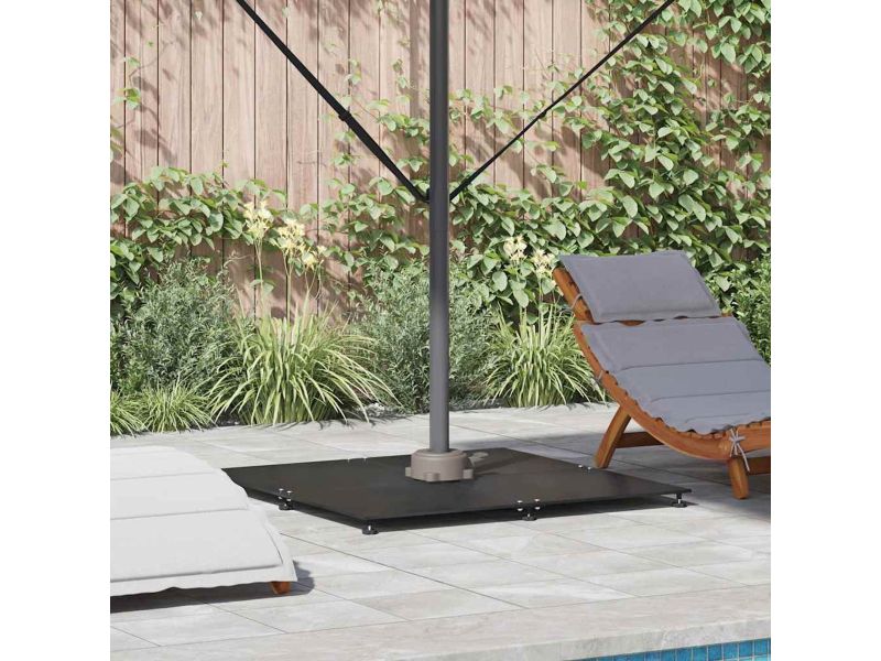 vidaXL - Parasolvoet - Zwart - 100 - x