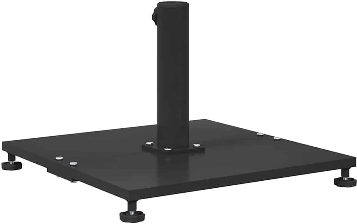 vidaxl parasolvoet zwart 45 x